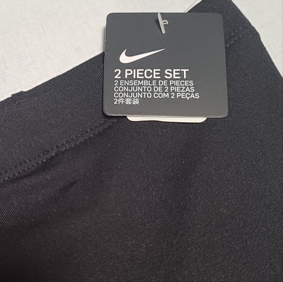 NWT Nike Dri-Fit 12M Girls Pink Long Sleeve Top With Nike Elastic Band And  Pant - Picture 7 of 10